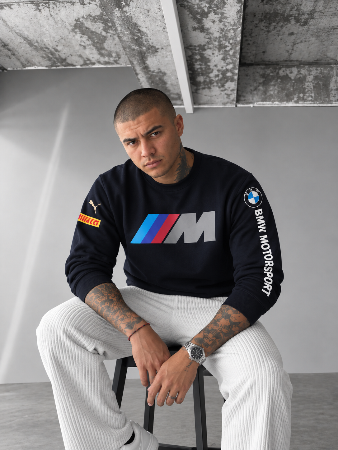 M Motorsport Core Graphic Sweatshirt – Black