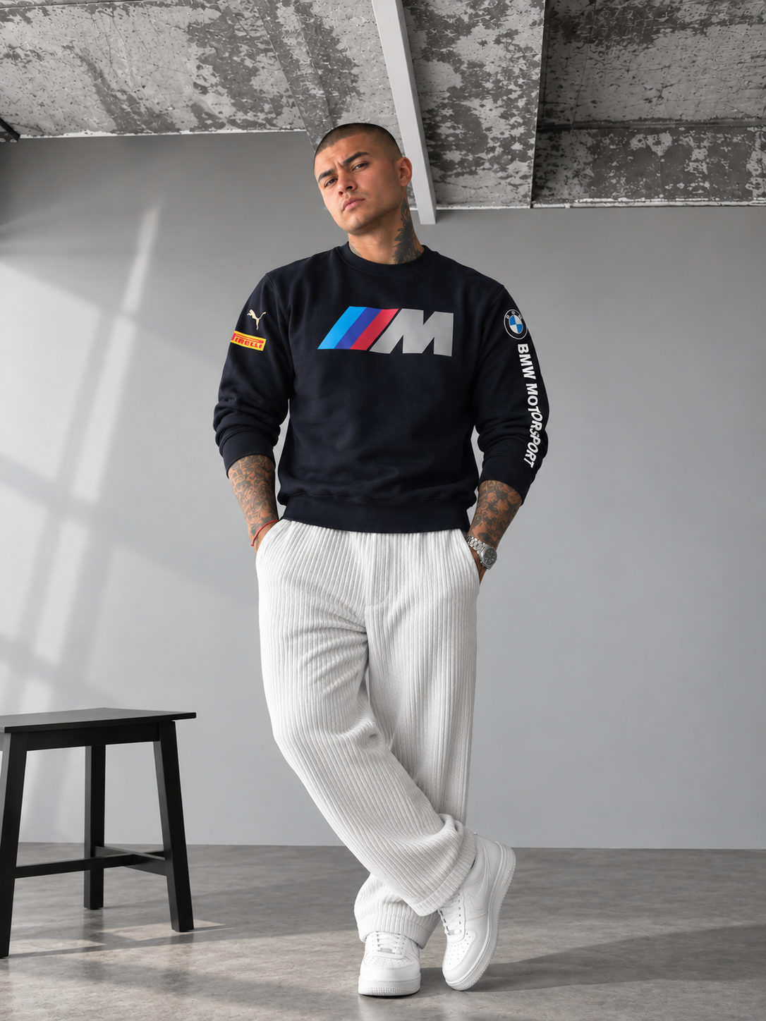 M Motorsport Core Graphic Sweatshirt – Black