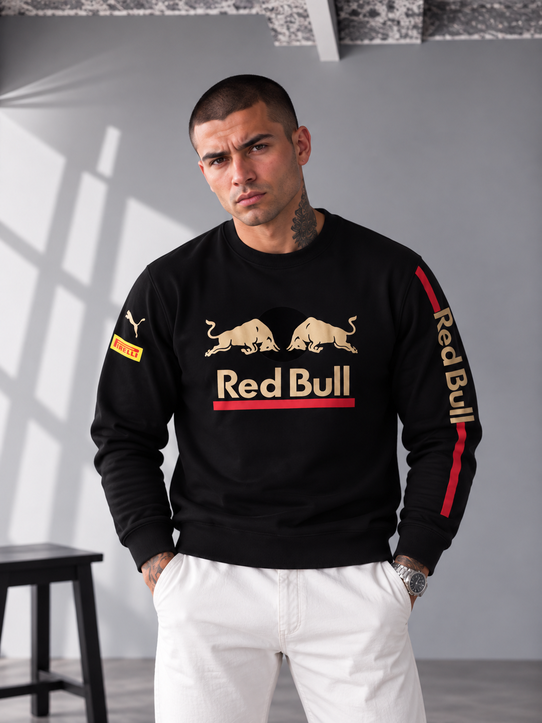 Red Bull Racing Icon Sweatshirt – Black