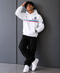 BMW M APEX White Stripe Oversized Hoodie