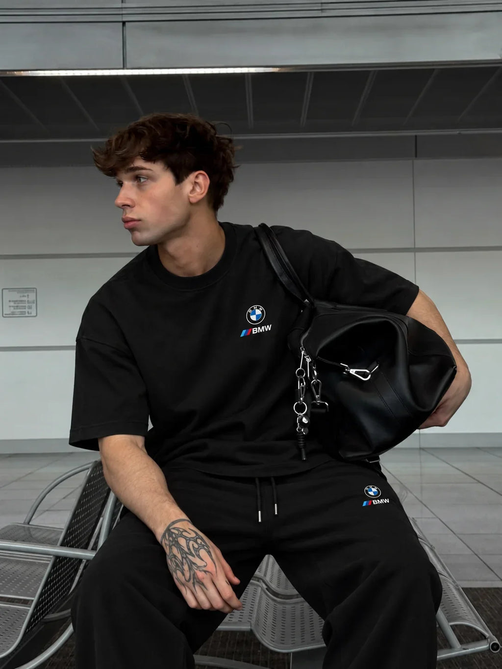 BMW Motorsport Black Streetwear Set