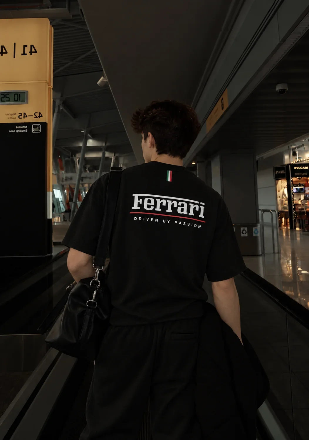 Ferrari Racing Black Tracksuit Set