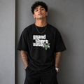 Grand Theft Auto Inspired Graphic Oversized T-Shirt