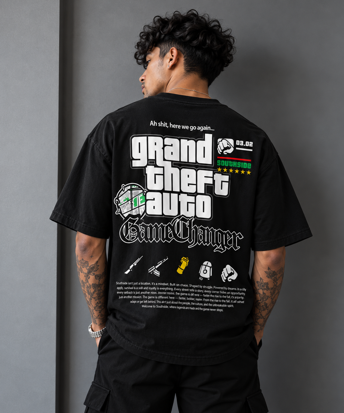 Southside Game Changer Oversized T-Shirt