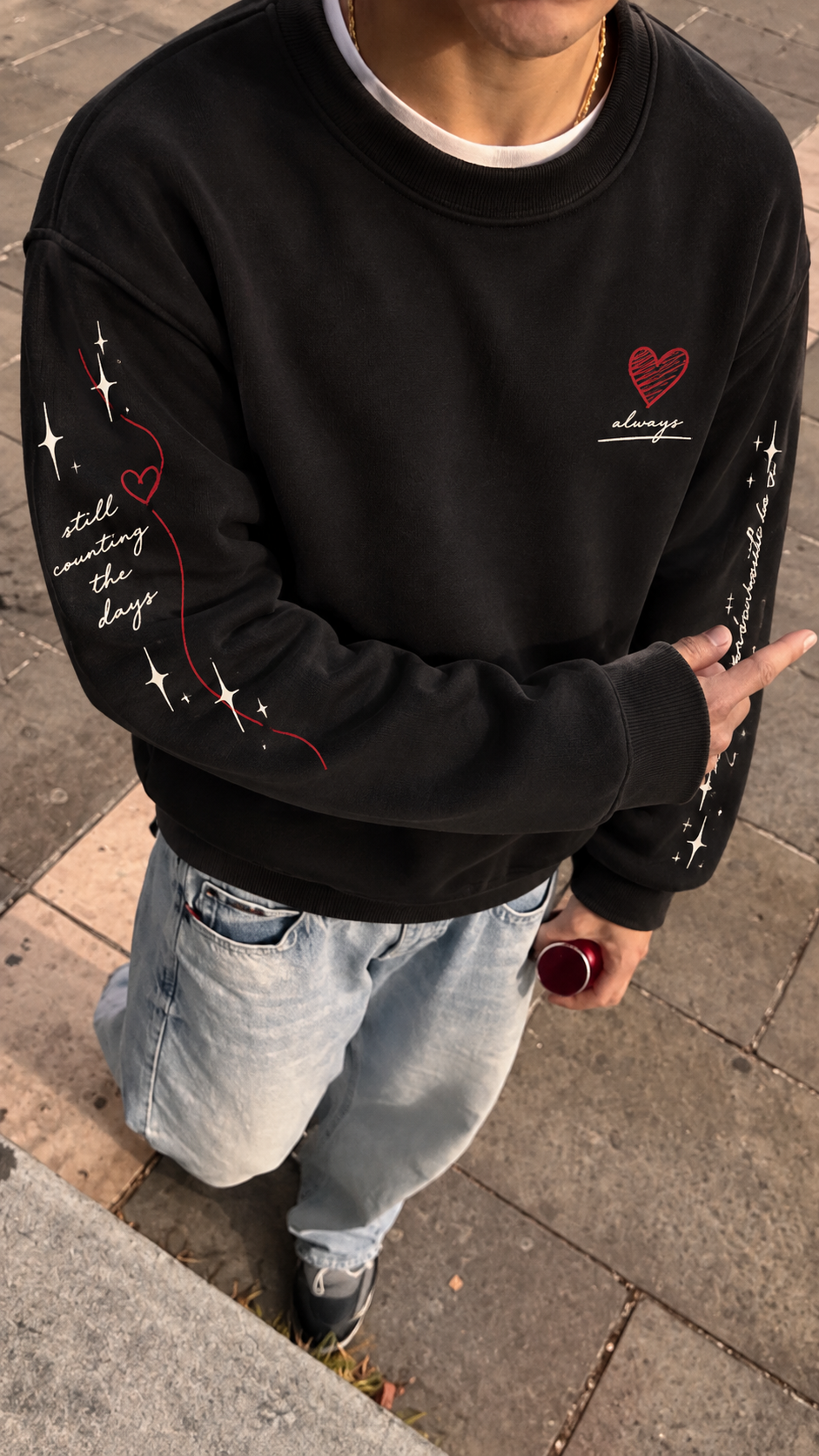 “Always Yours” Graphic Sweatshirt