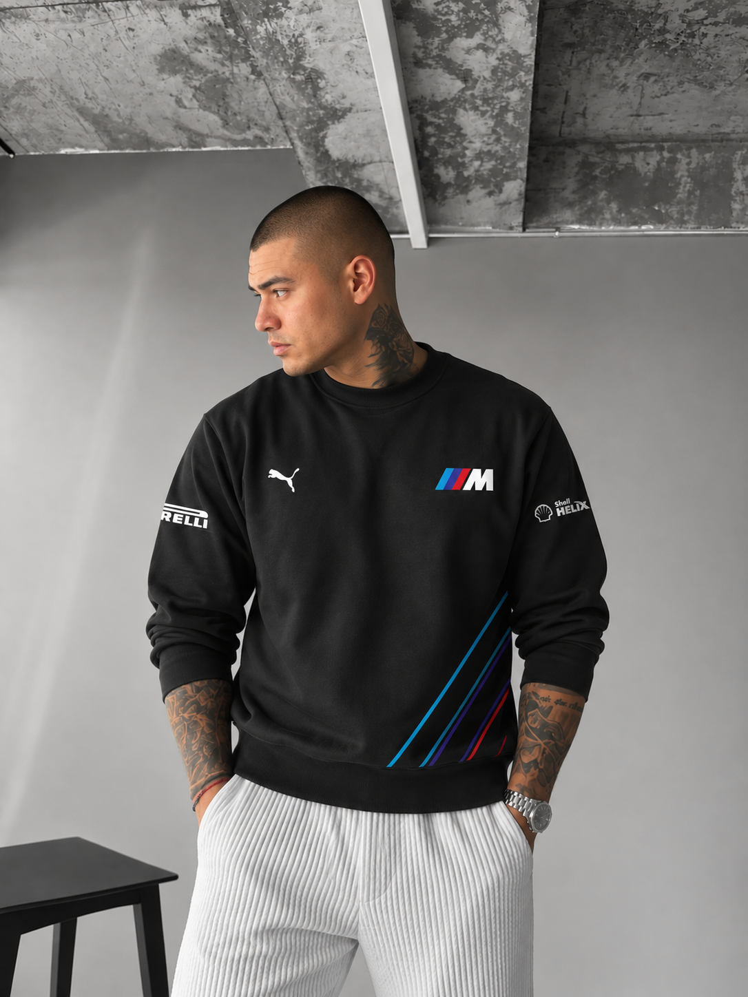 BMW M Motorsport Racing Sweatshirt – Black