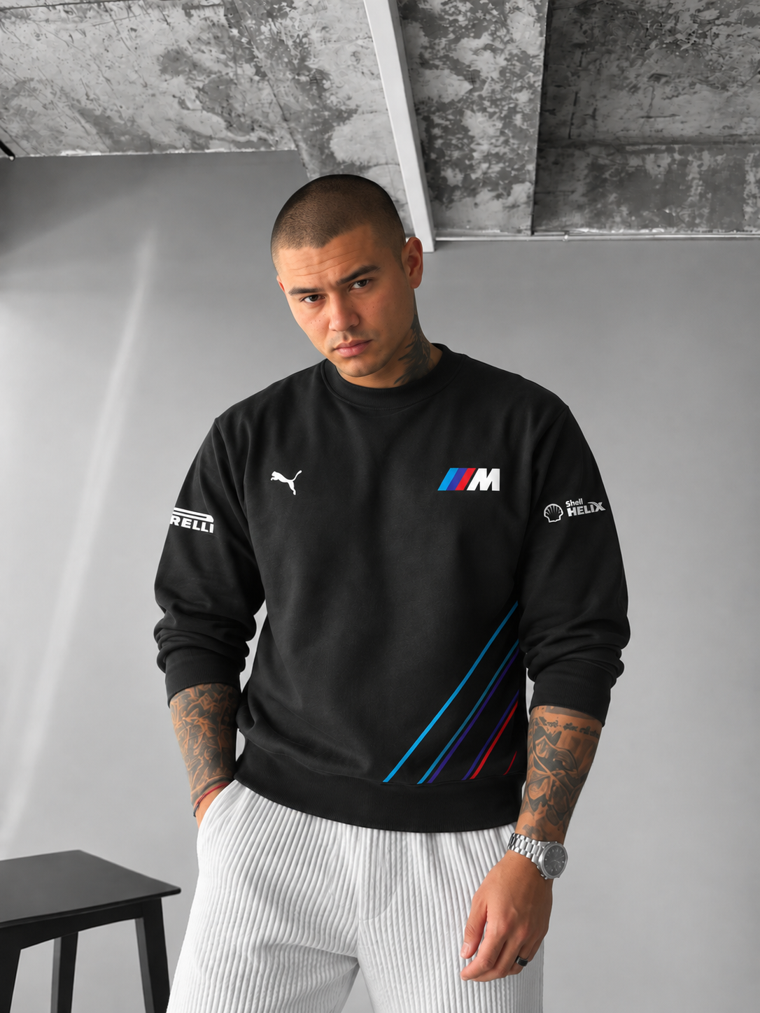 BMW M Motorsport Racing Sweatshirt – Black