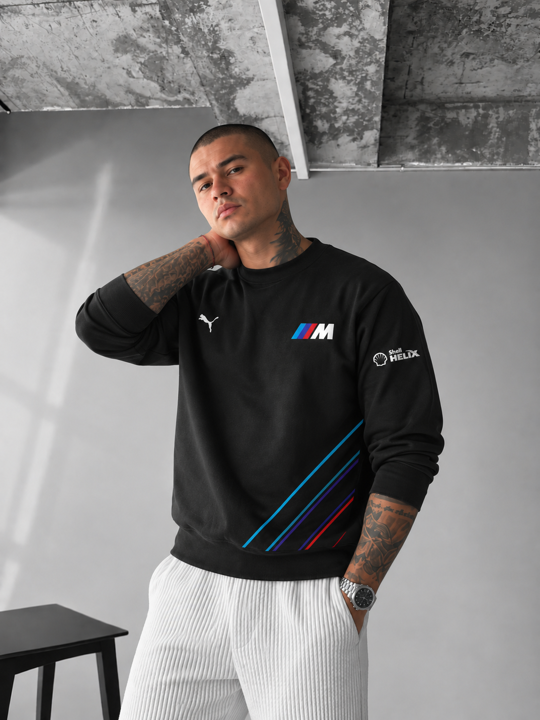BMW M Motorsport Racing Sweatshirt – Black