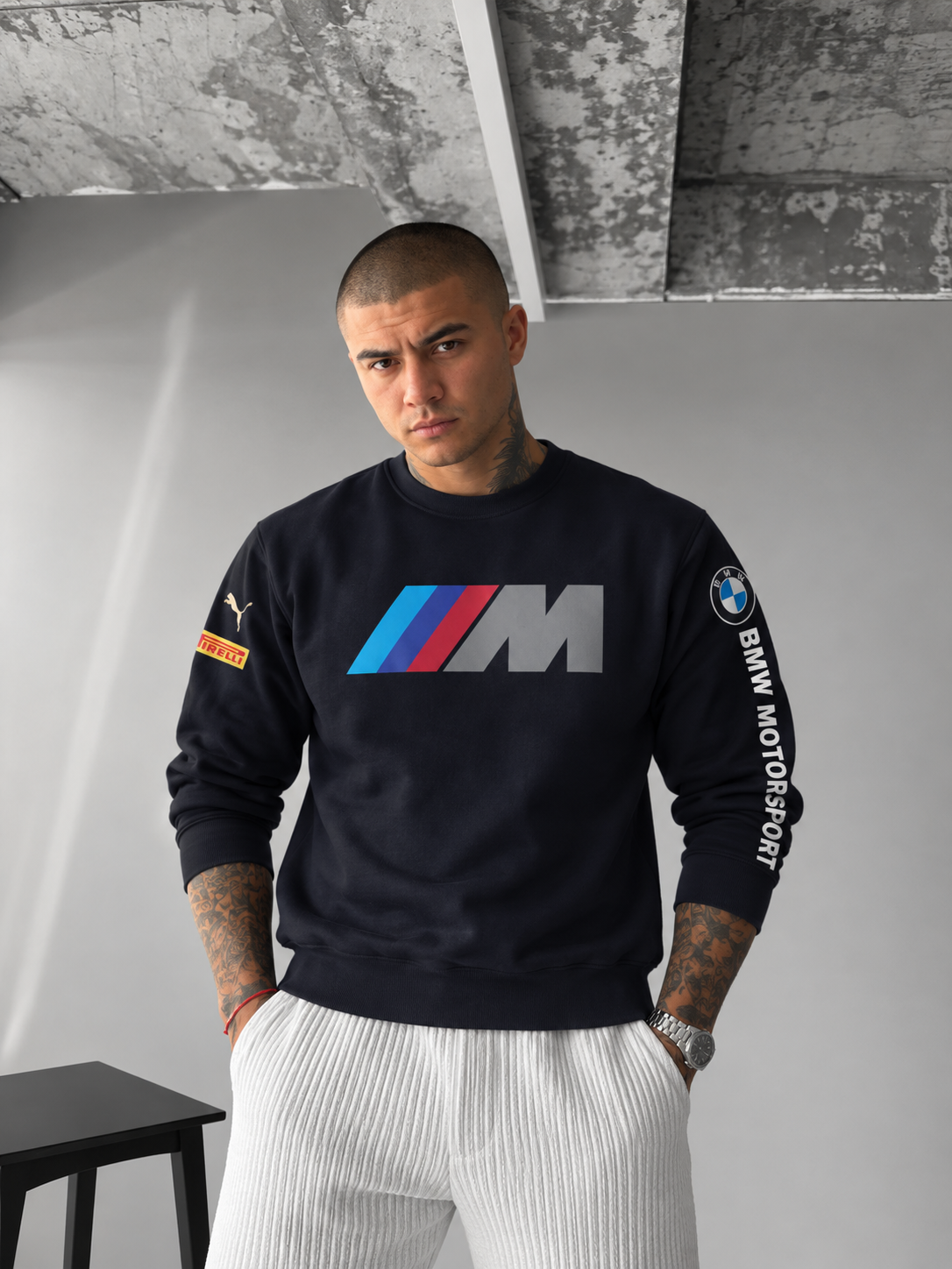 M Motorsport Core Graphic Sweatshirt – Black