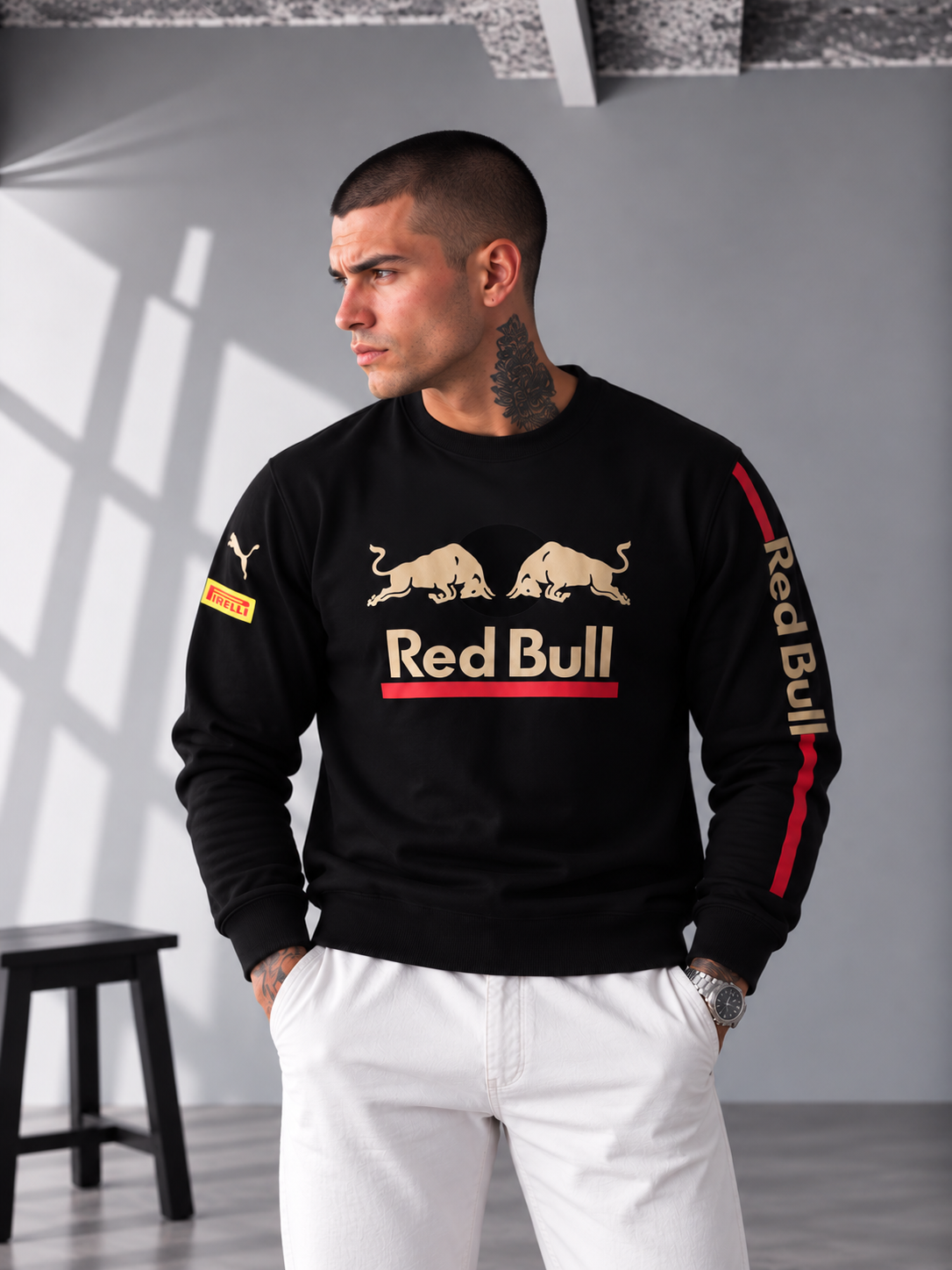 Red Bull Racing Icon Sweatshirt – Black