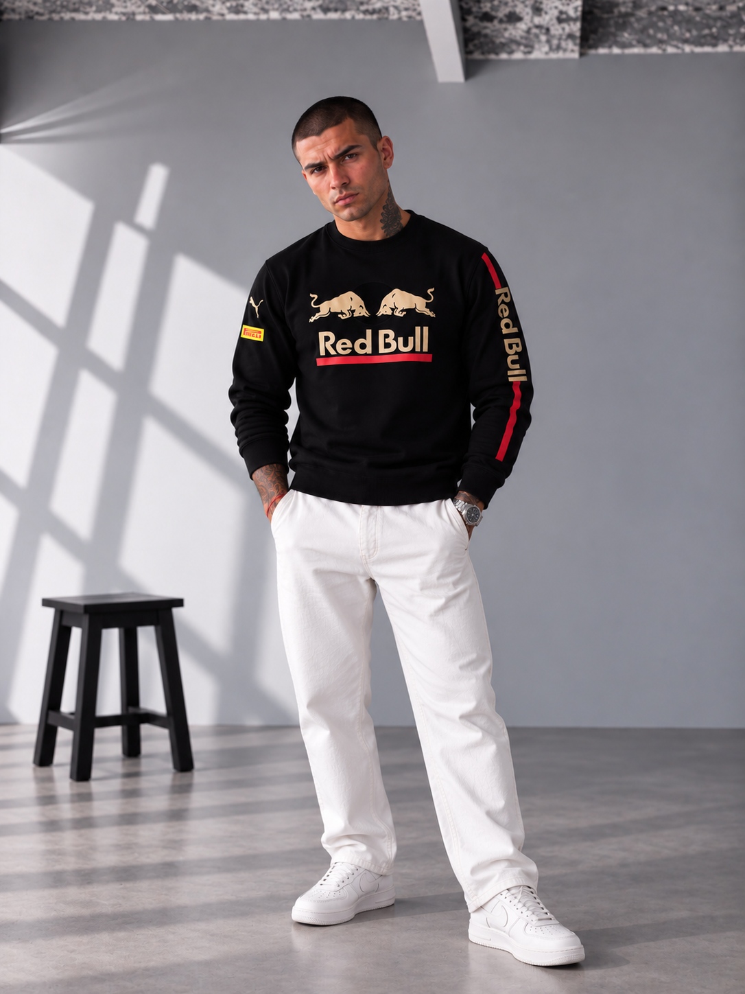 Red Bull Racing Icon Sweatshirt – Black