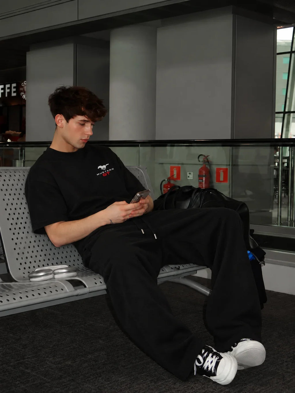 Maserati Black Trident Co-Ord Set