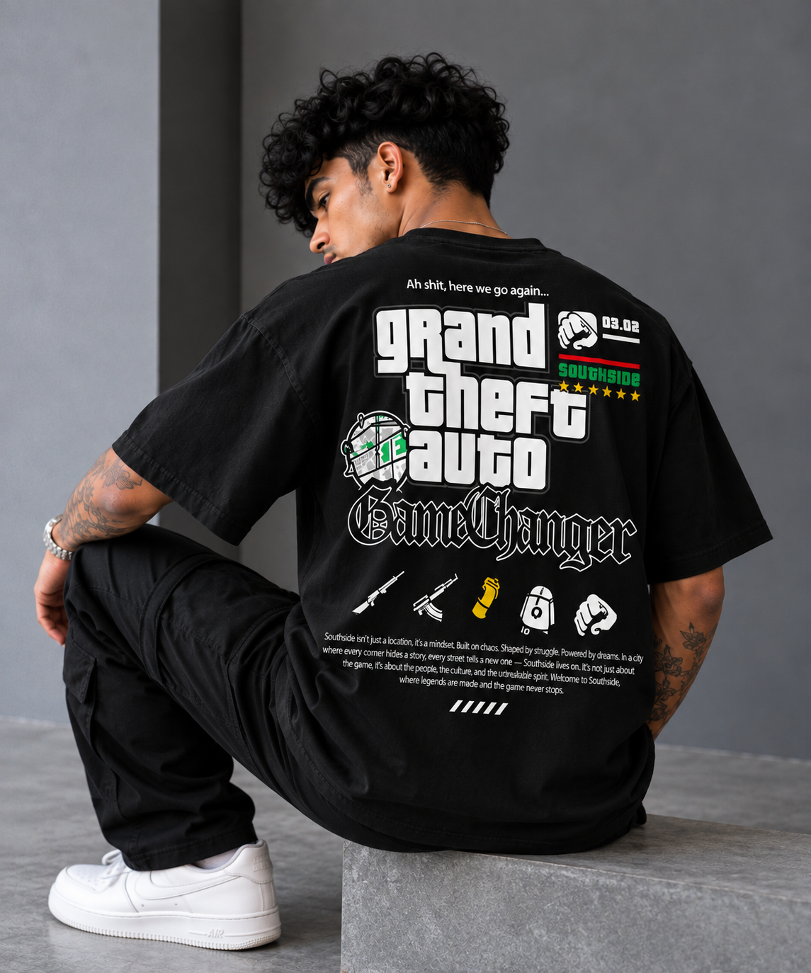 Southside Game Changer Oversized T-Shirt
